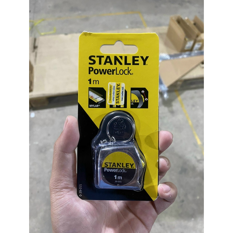 Thước cuộn 1m móc khóa Stanley 0-39-055