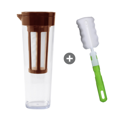 Bình pha cafe COLD BREW (cà phê ủ lạnh) nhựa nguyên sinh ABS 1.1L AHAHOME