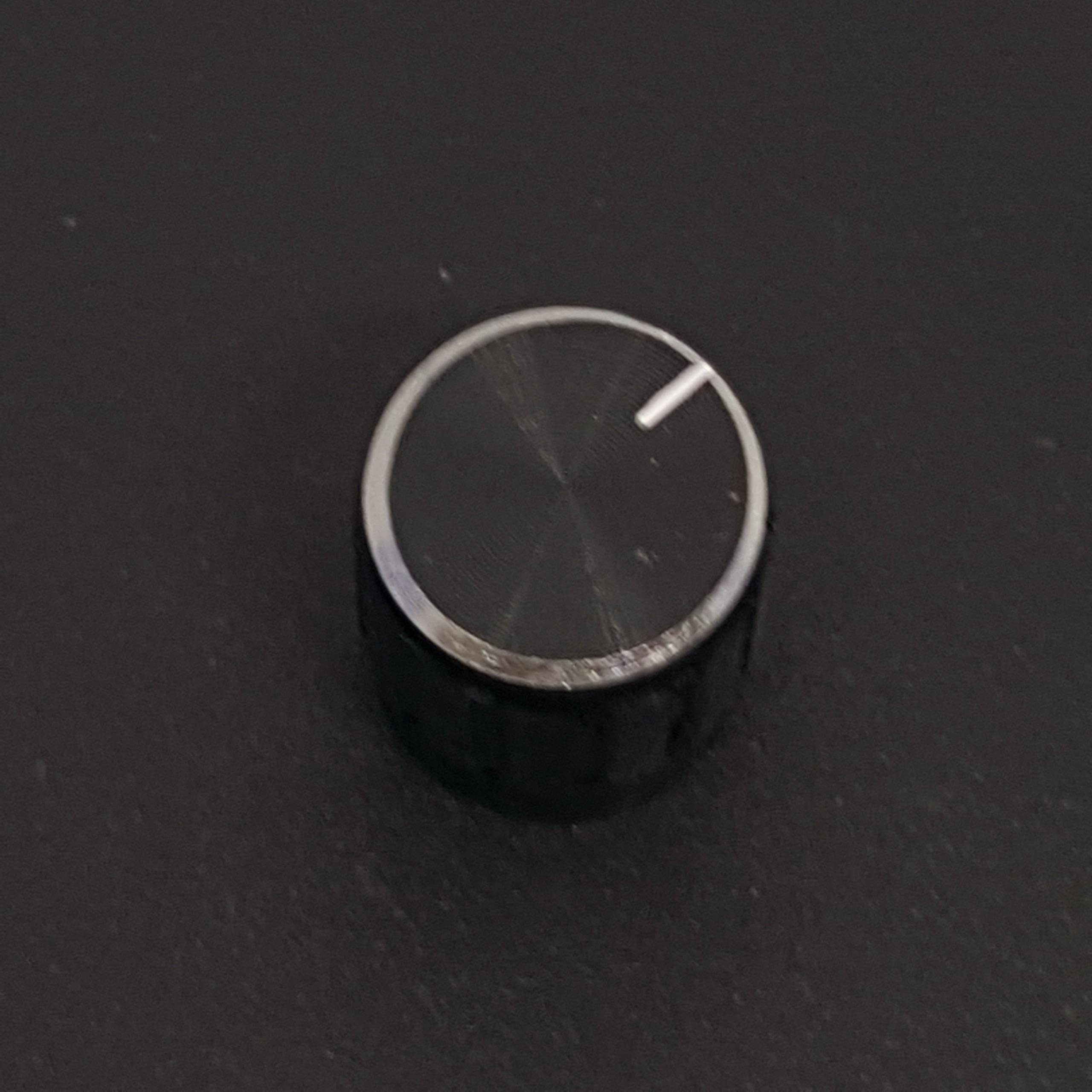 2 con Núm triết áp đen 20mm