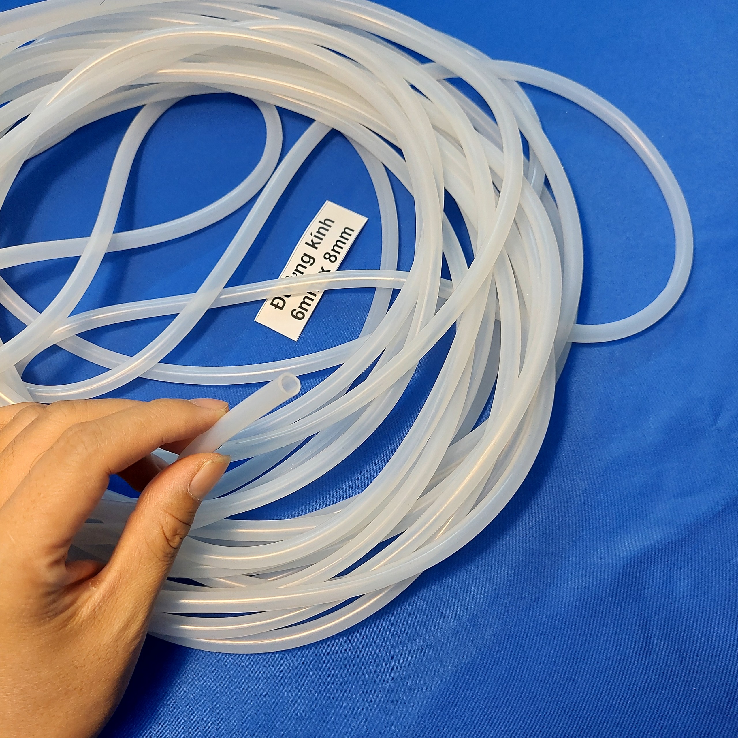 Ống dây tio silicon phi 6 (đường kính 6mm x 8mm)