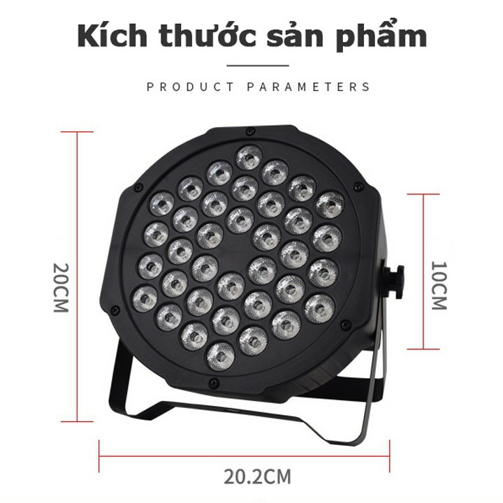 Đèn led sân khấu Flat Par Light 36 Led cảm ứng âm thanh