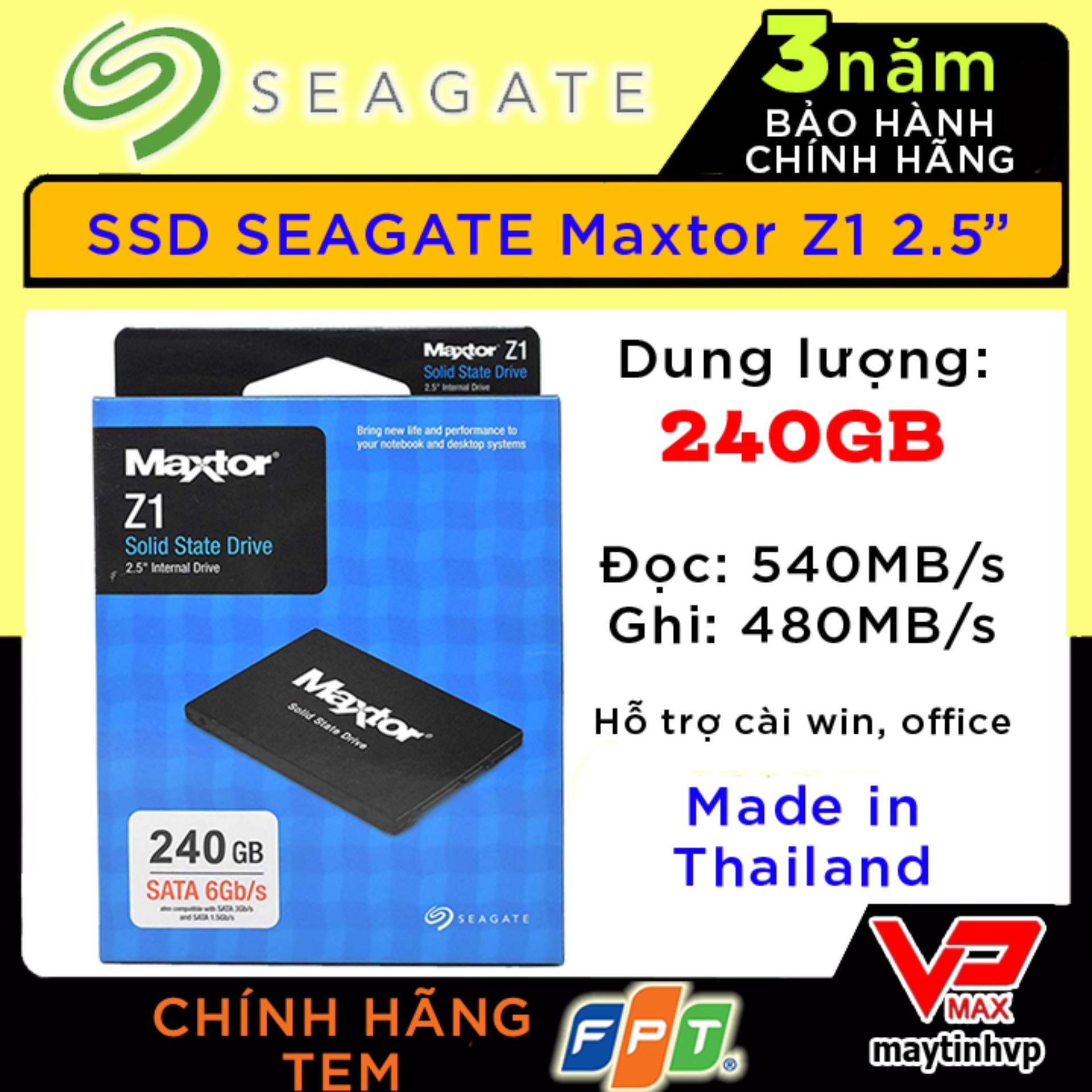 Ổ cứng SSD Seagate Maxtor Z1 240GB Bh 3 năm