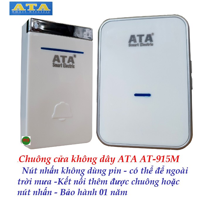 Chuông cửa không dây ATA AT-915M