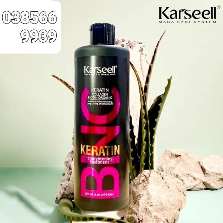 Hấp phục hồi tóc hư tổn siêu thơm keratin karseell 500ml