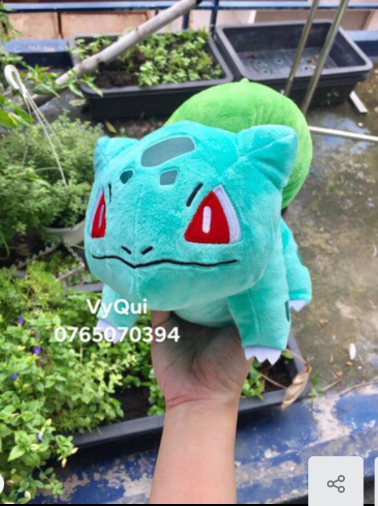 [HCM]Gấu bông pokemon ếch kì diệu 28cm