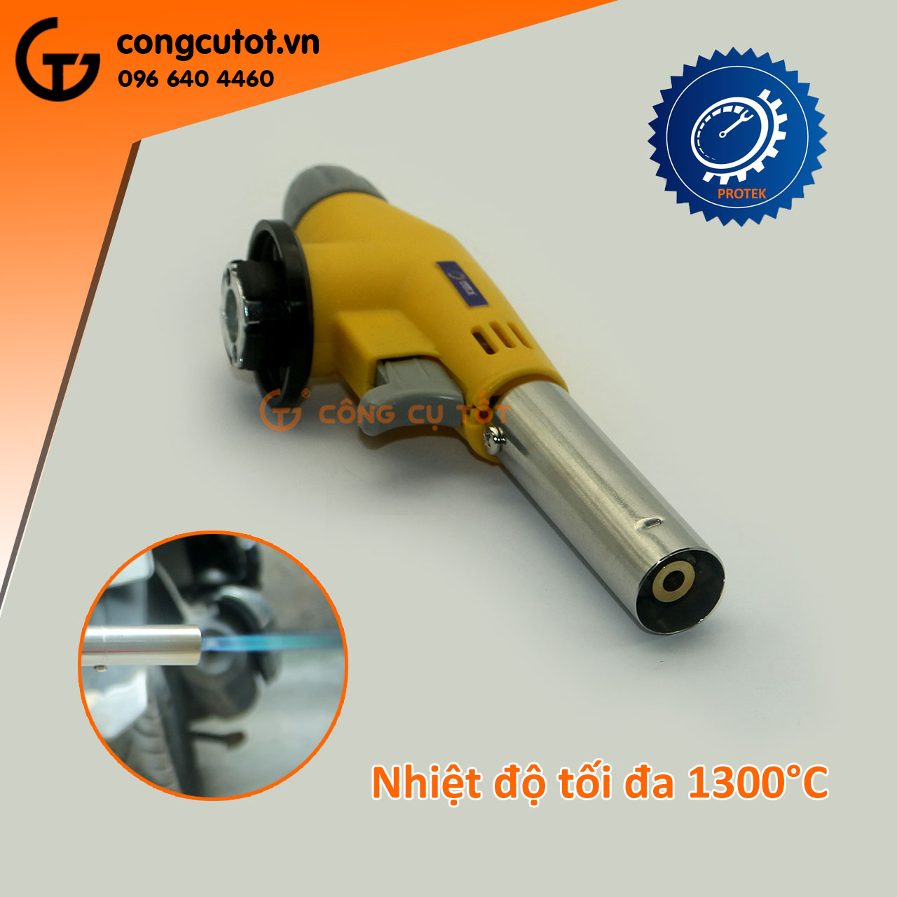 Đèn khò ga, đầu kho ga mini Protek TEK9514