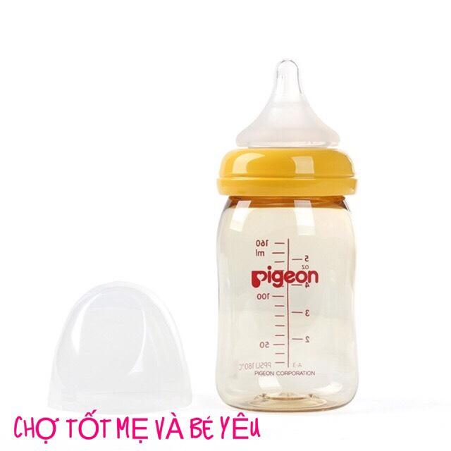 [HCM]Bình Sữa Cổ Rộng Pigeon 160ml PPSU
