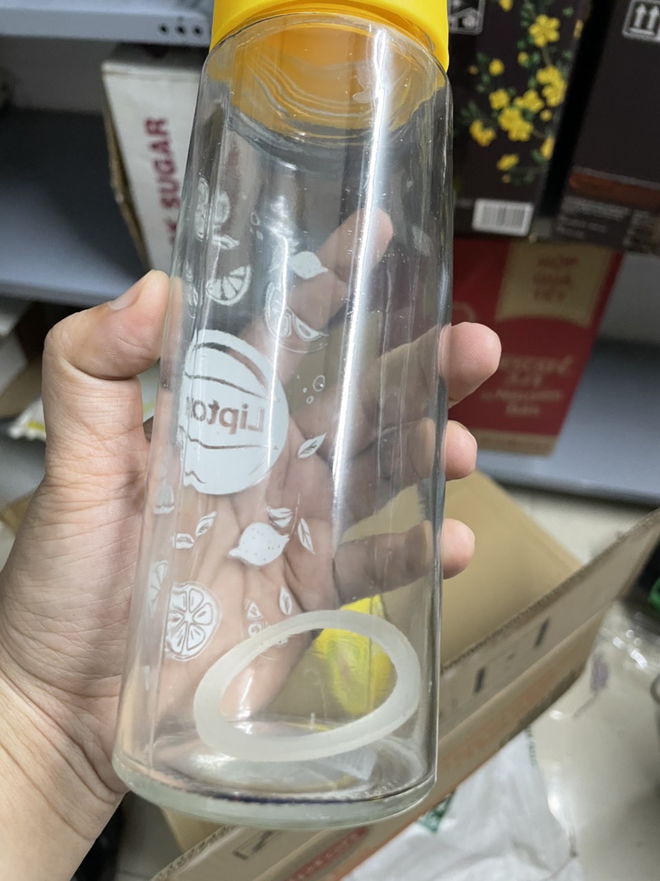 Bình nước thủy tinh Lipton - Tạp hóa Bát Muội
