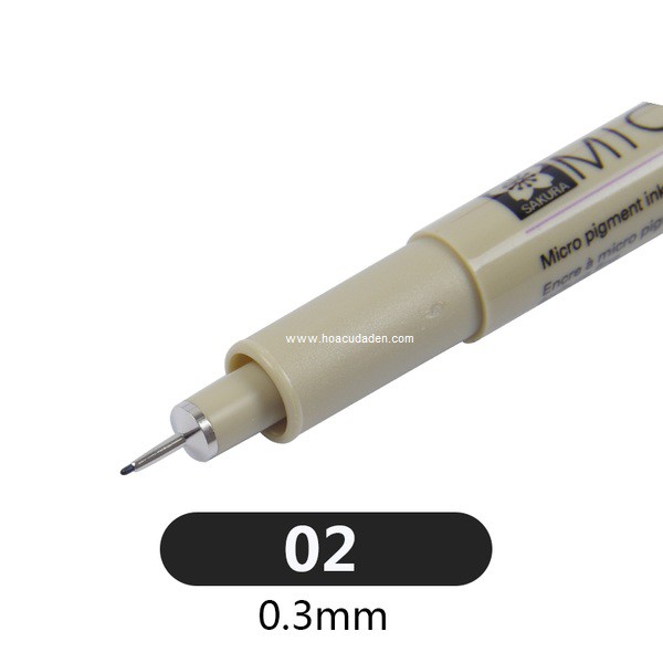 [HCM]Bút Line Đen Kháng Nước Sakura Micron