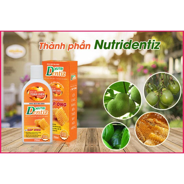 Nutri Dentiz Nước Súc Miệng Làm Sạch Răng Miệng Chai 250ml