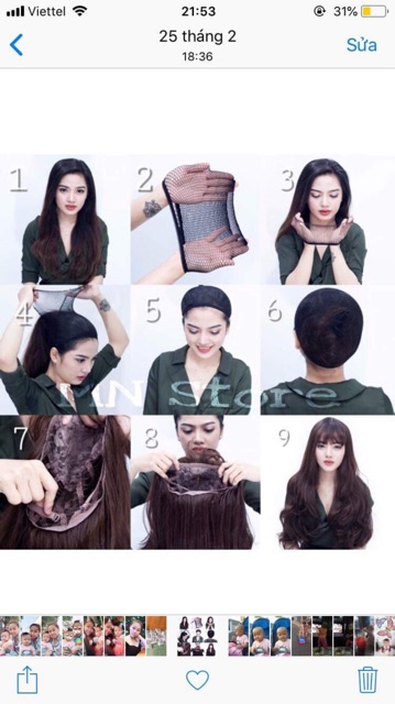 Lưới Chùm Tóc Giả|Cao Cấp