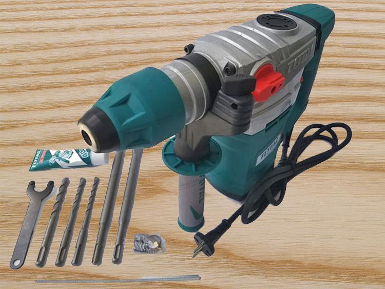 [HCM]Máy khoan đục bê tông Total TH118366 1800W 36mm (Kèm 3 mũi khoan gài & 2 mũi đục)