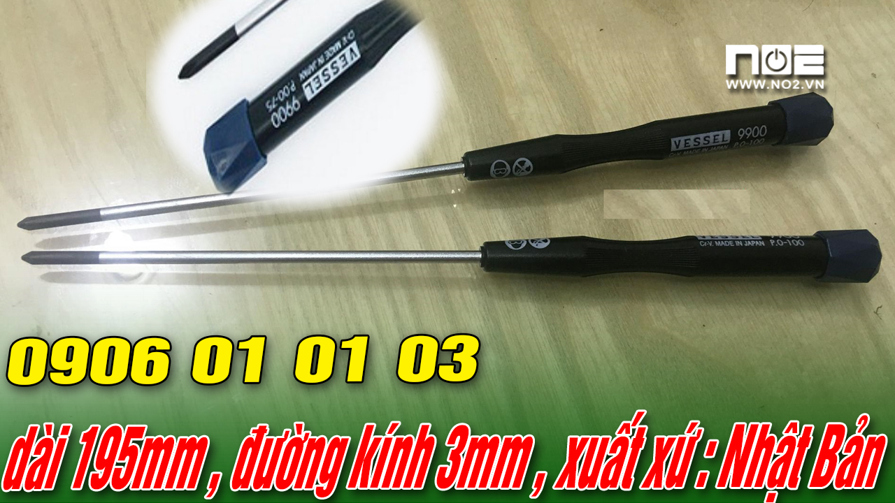 Tô vít vessel 9900 japan 4 cạnh