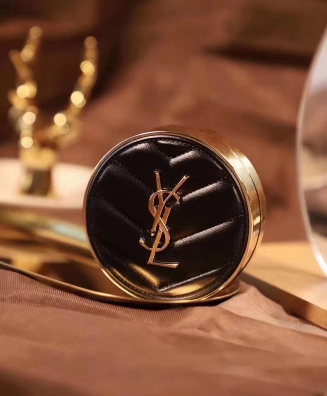 (Fullsize + Bill) Phấn nước Ysl Fusion Ink Cushion Foundation - Phấn Ysl Vỏ Da