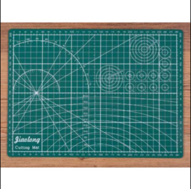 Bảng kê cắt/cutting mat khổ A4 da tự liền & dao cắt