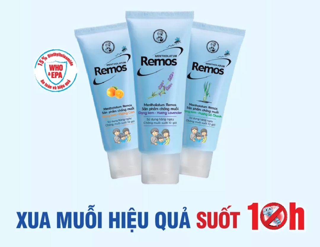 Kem chống muỗi Rohto Metholatum Remos  70g