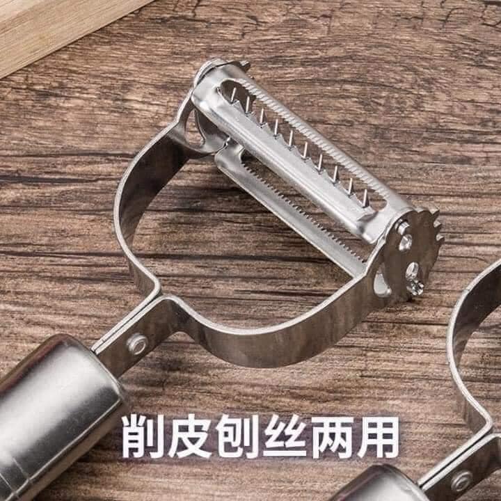 NẠO CỦ QUẢ INOX 3IN1 - NẠO SỢI