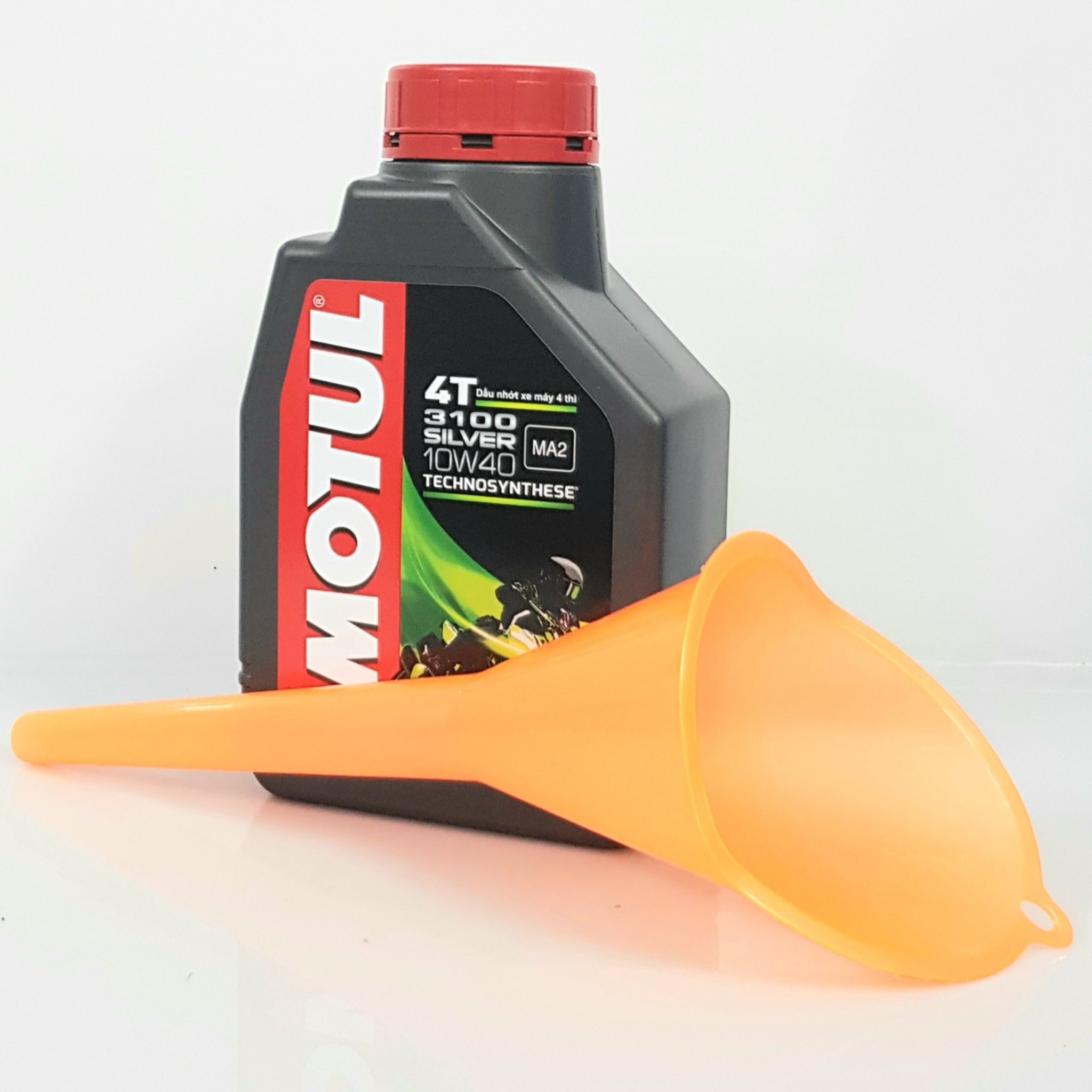 [HCM][SIÊU RẺ -TẶNG PHỄU] MOTUL 4T 3100 SILVER 10W40 800ML Nhớt bán tổng hợp tặng phễu