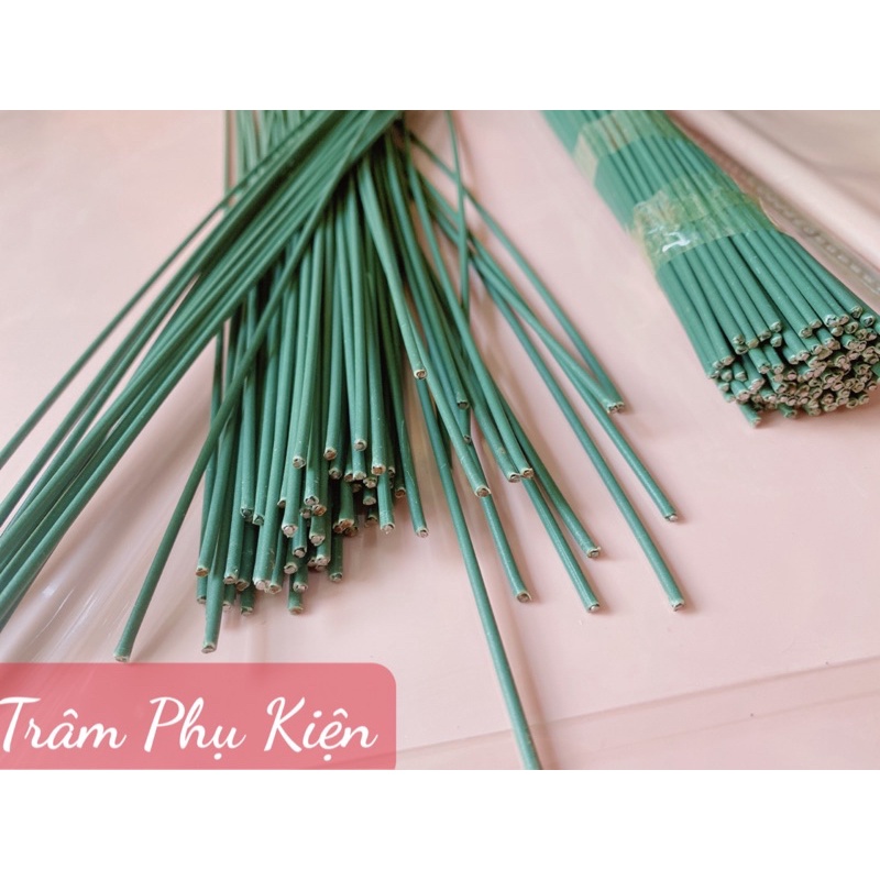 Que cây kẽm cắm hoa sáp (40cm)