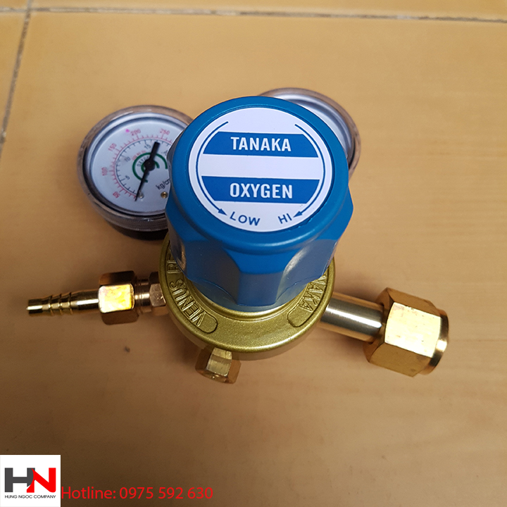 Đồng hồ giảm áp khí oxy TANAKA