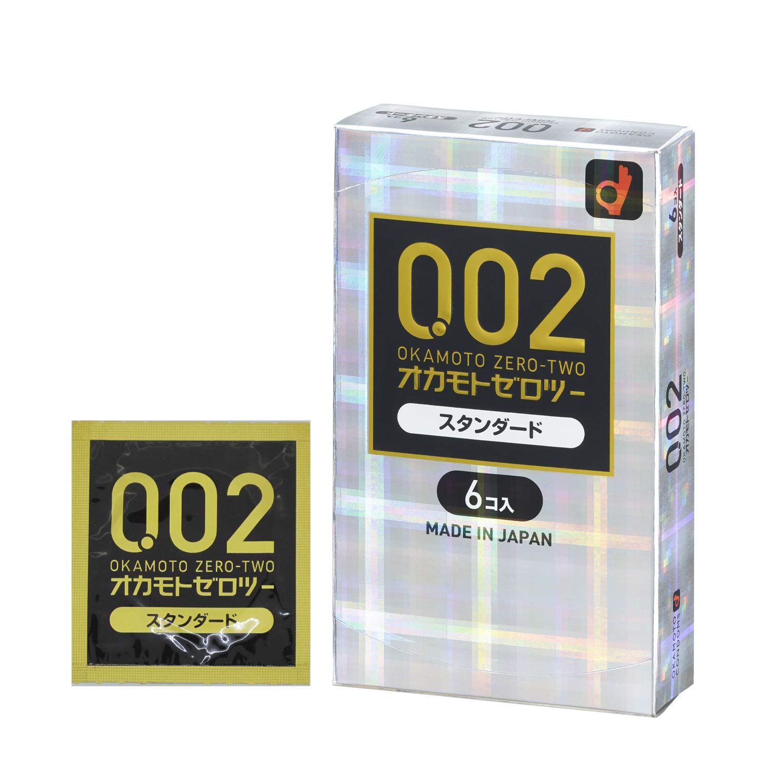 BAO CAO SU SIÊU MỎNG OKAMOTO 0.02 (Hộp 6 chiếc) - Nhật bản