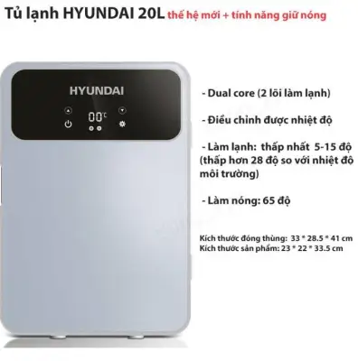 Euro Quality Tủ lạnh 20L Huyndai có nhiệt độ hiển thị