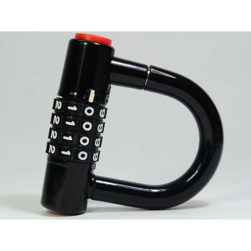 Ổ khóa số - Khóa chống trộm chữ U có mã 4 số chống trộm - Ổ khóa gia đình thông minh không cần chìa, có thể dùng để khóa xe máy lõi đồng chống cắt, mẫu mới 2020