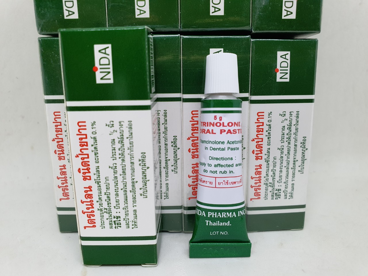 Kem Bôi Nhiệt Miệng Trinolone Oral Paste Thái Lan 5gr