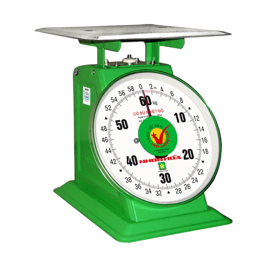 [Chính Hãng] Cân Đồng Hồ Lò Xo Nhơn Hòa 60 kg