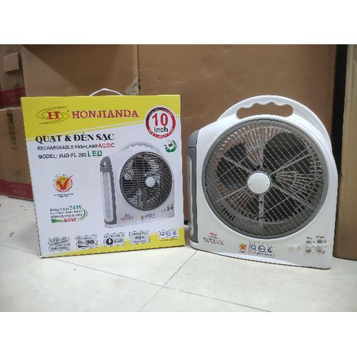 QUẠT SẠC TÍCH ĐIỆN HONJIDA HJD FL203 ( 2 bình)