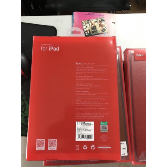 Bao Da Hoco Crystal Ipad Pro 10.2 2019( New) Gen 7 Chính Hãng