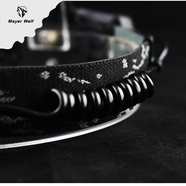 Đèn pin đội đầu, đèn pin đội đầu siêu sáng T-017 - MAYOR WOLF