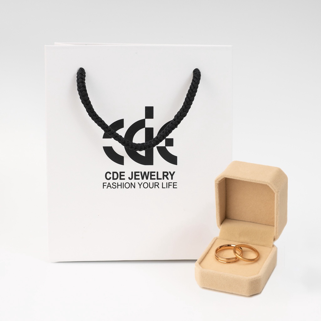 Nhẫn cặp đôi LAMY Milgrain Rose Gold Ring 8003RG & 8004RG