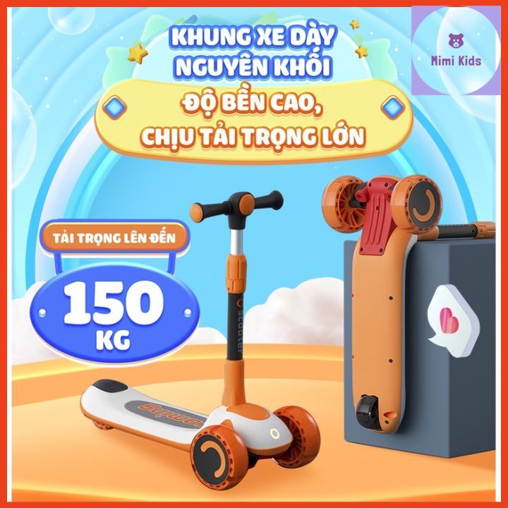 XE TRƯỢT Scooter 3 in 1 cho bé cao cấp