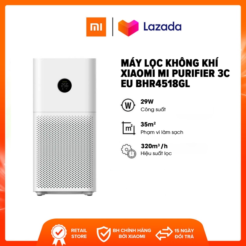 Bảng giá Máy lọc không khí Xiaomi Mi Purifier 3C EU BHR4518GL - Hàng phân phối chính hãng