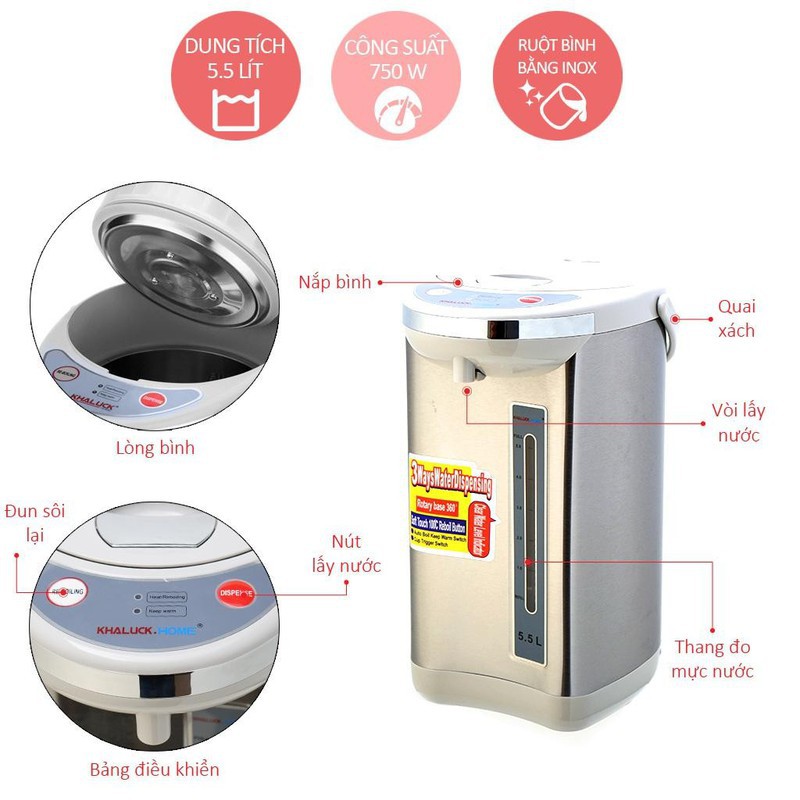 BÌNH THỦY ĐIỆN KHALUCK KL-955