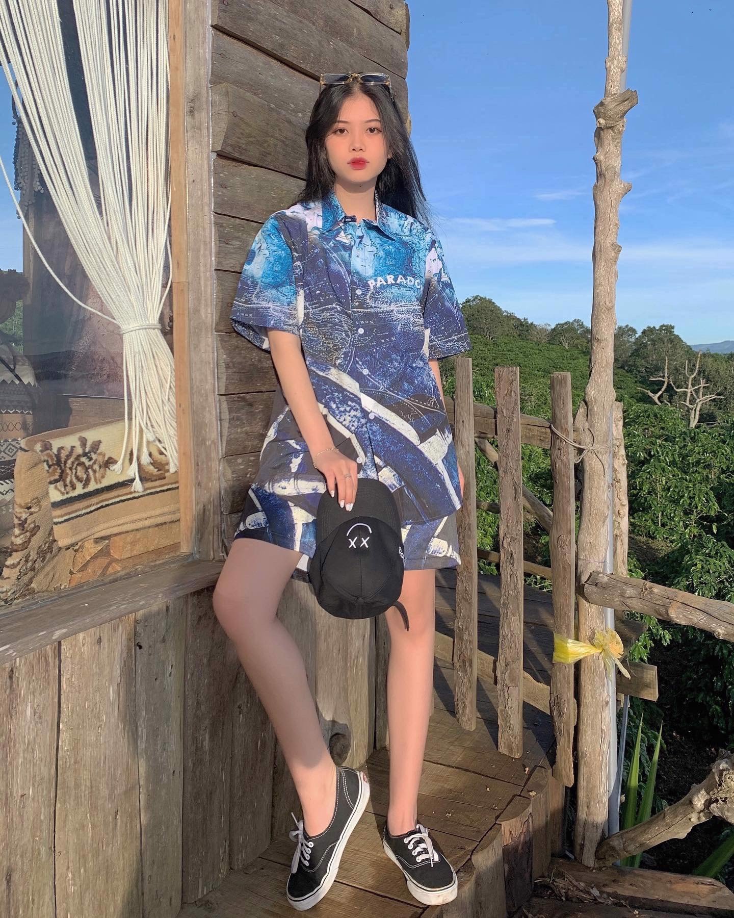 PARADOX Áo sơ mi tay ngắn COMPASS SHIRT
