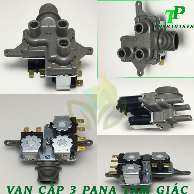 Van cấp 3 máy giặt panasonic tam giác