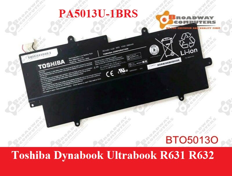 Pin Laptop Toshiba Dynabook Ultrabook R631 R632 PA5013U-1BRS Zin