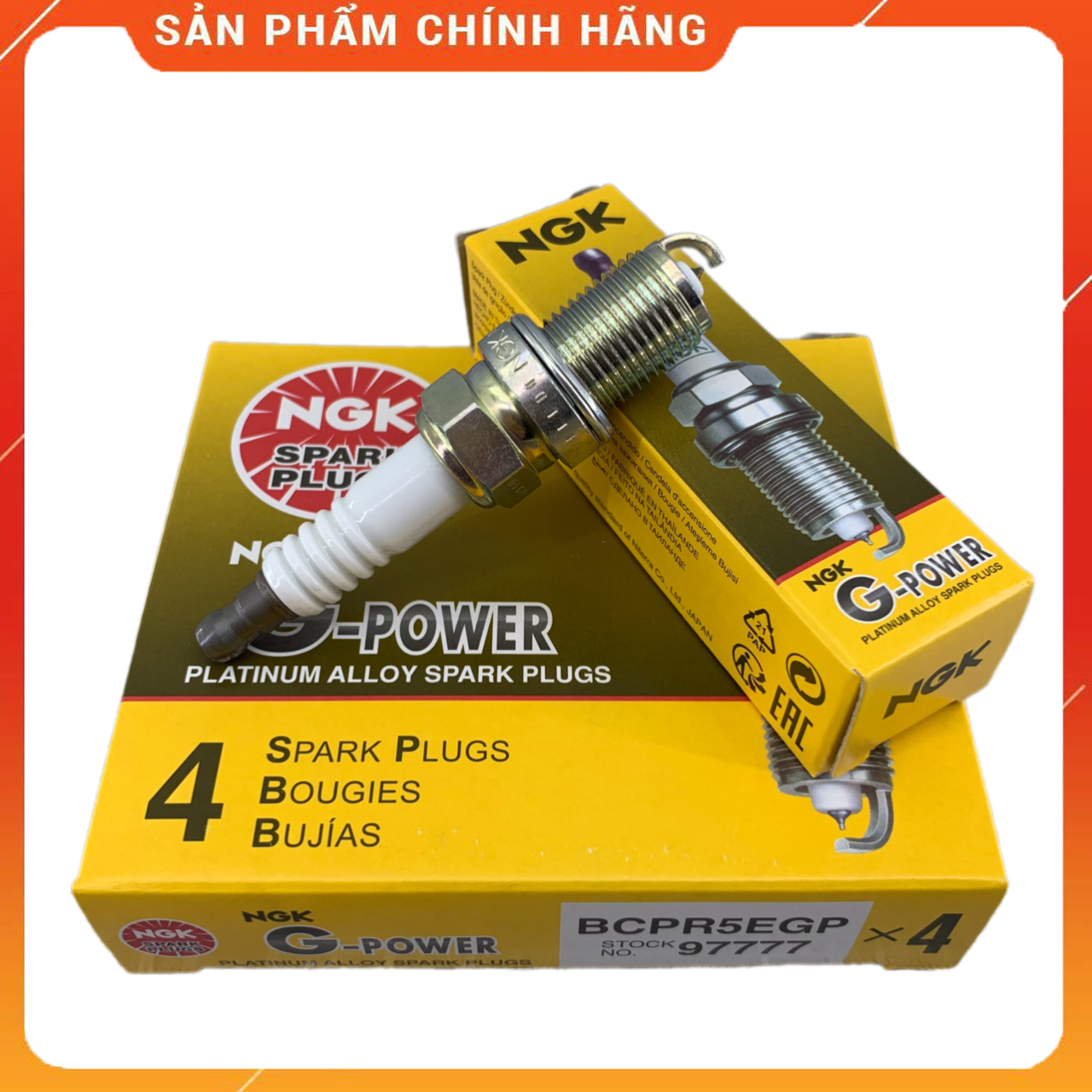 Bugi Platinum Chevrolet Spark, Cruze, Daewoo Matiz, Nubira, Lacetti - Chính Hãng NGK