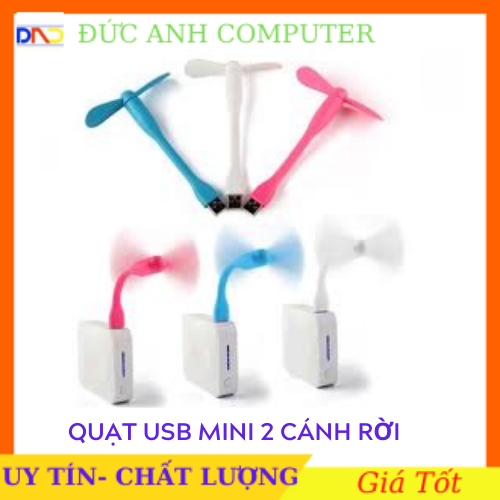 Quạt mini cổng usb 2 cánh tháo rời - giao màu ngẫu nhiên sản phẩm tốt chất lượng cao cam kết hàng giống mô tả