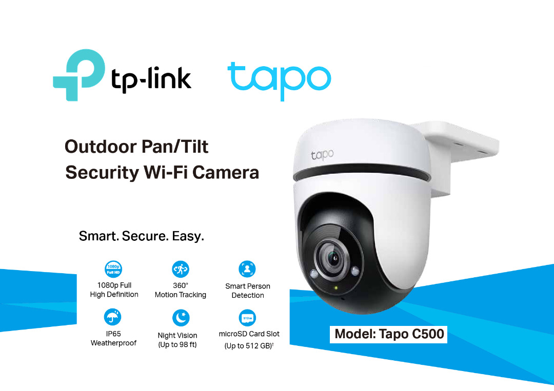 (HÀNG CHÍNH HÃNG)Camera wifi TP-Link Tapo C500 Outdoor (2.0MP)
