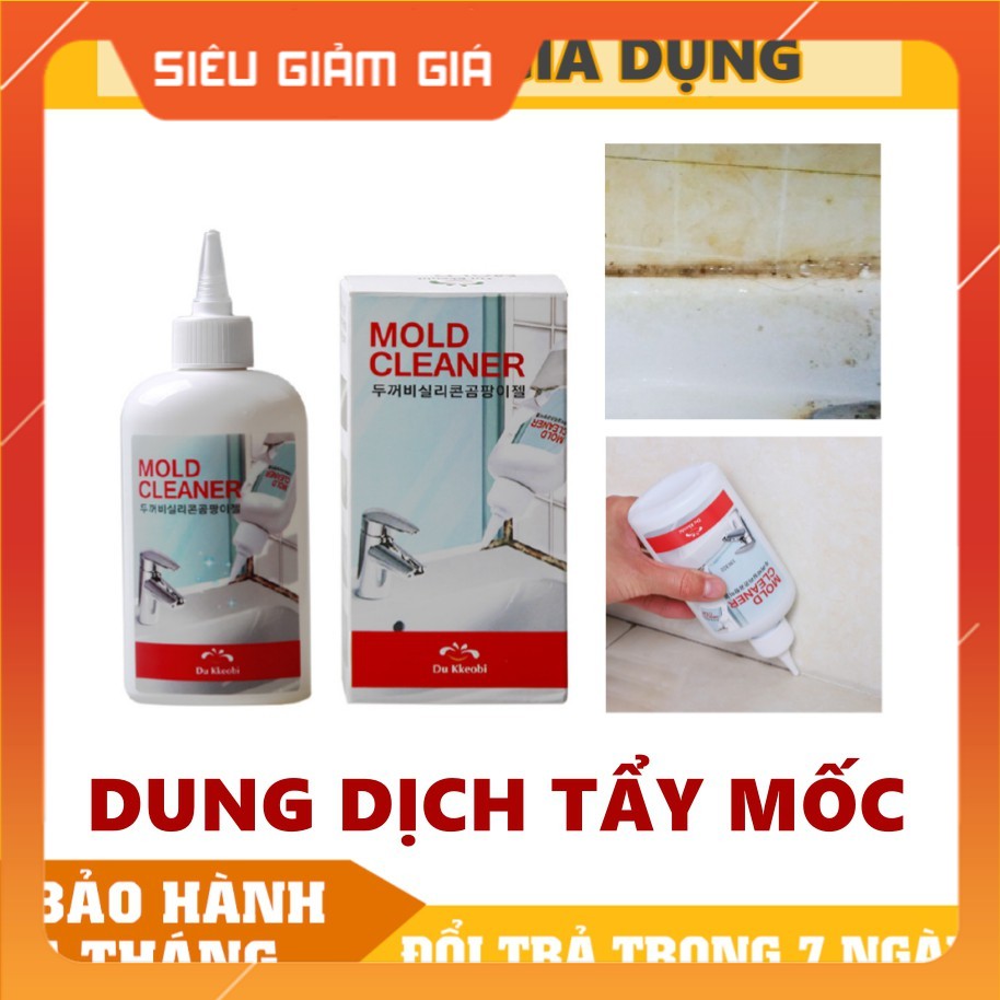 Chai dung dịch tẩy mốc mold cleaner 220ml, tuýp keo làm sạch nấm mốc, tẩy trắng đa năng không độc hại, chai dung dịch gel tẩy mốc hàn quốc mold cleaner 220ml, mốc nhựa + cao su và nhiều chất liệu khác