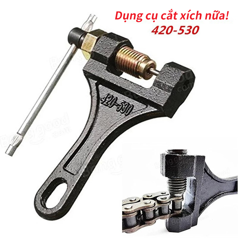 ZCAUTO Cảo tháo mắt sên xe máy thép đen tốt