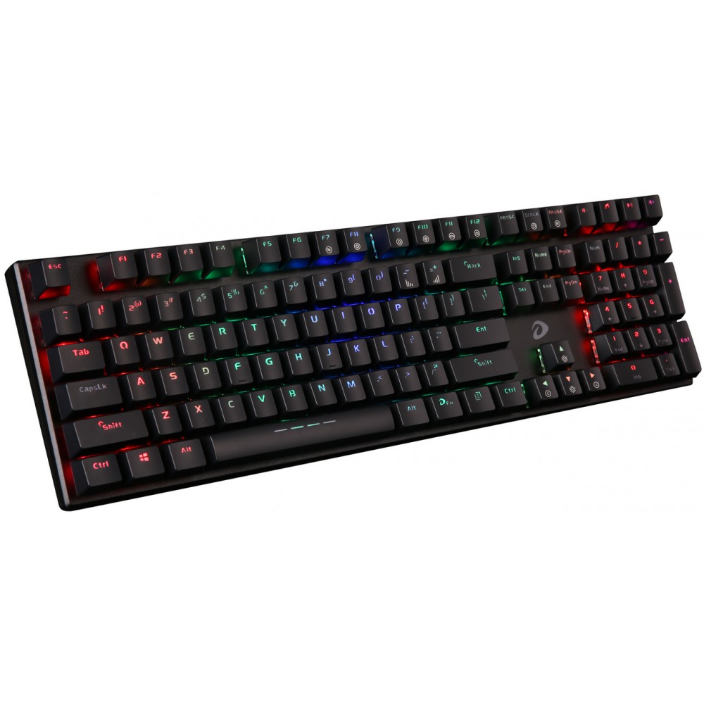 Bàn phím cơ Gaming DAREU EK810 - Black - Pink (MULTI-LED, Blue/ Brown/ Red D switch)