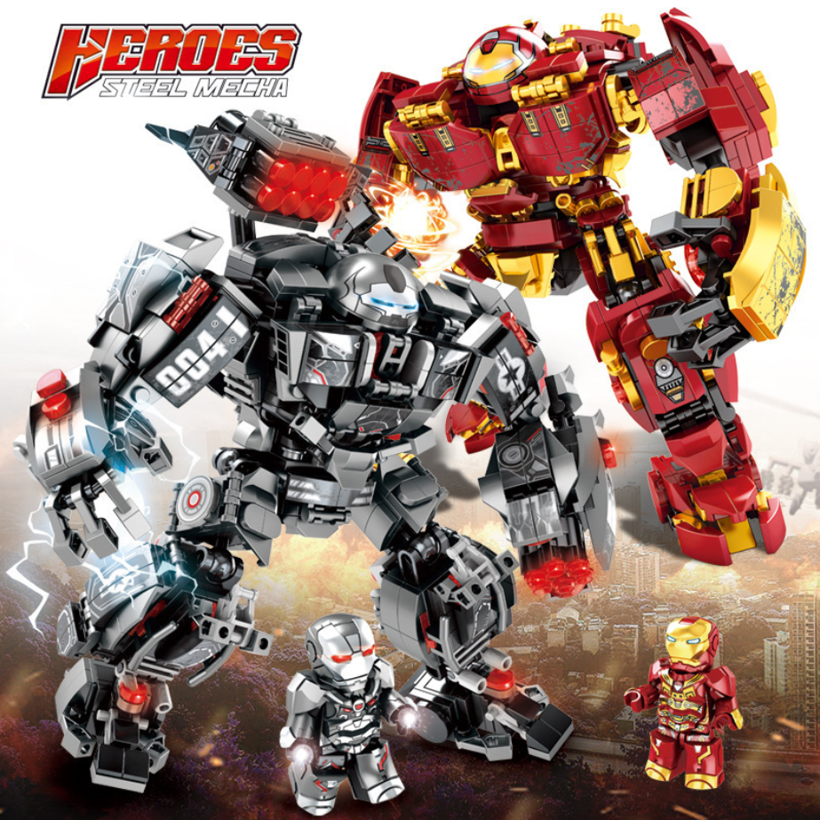 Bộ Đồ Chơi Lắp Ghép Xếp Hình LEGO Ironman, Lego Marve, Lego Người Sắt