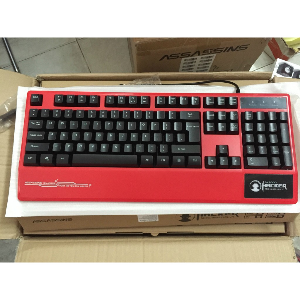Bàn phím máy tính chuyên game keyboard assassin newmen 5000 cổng usb bàn phím dành cho game thủ
