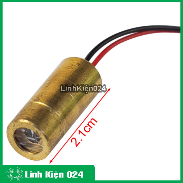 Đầu phát laze sáng đỏ
