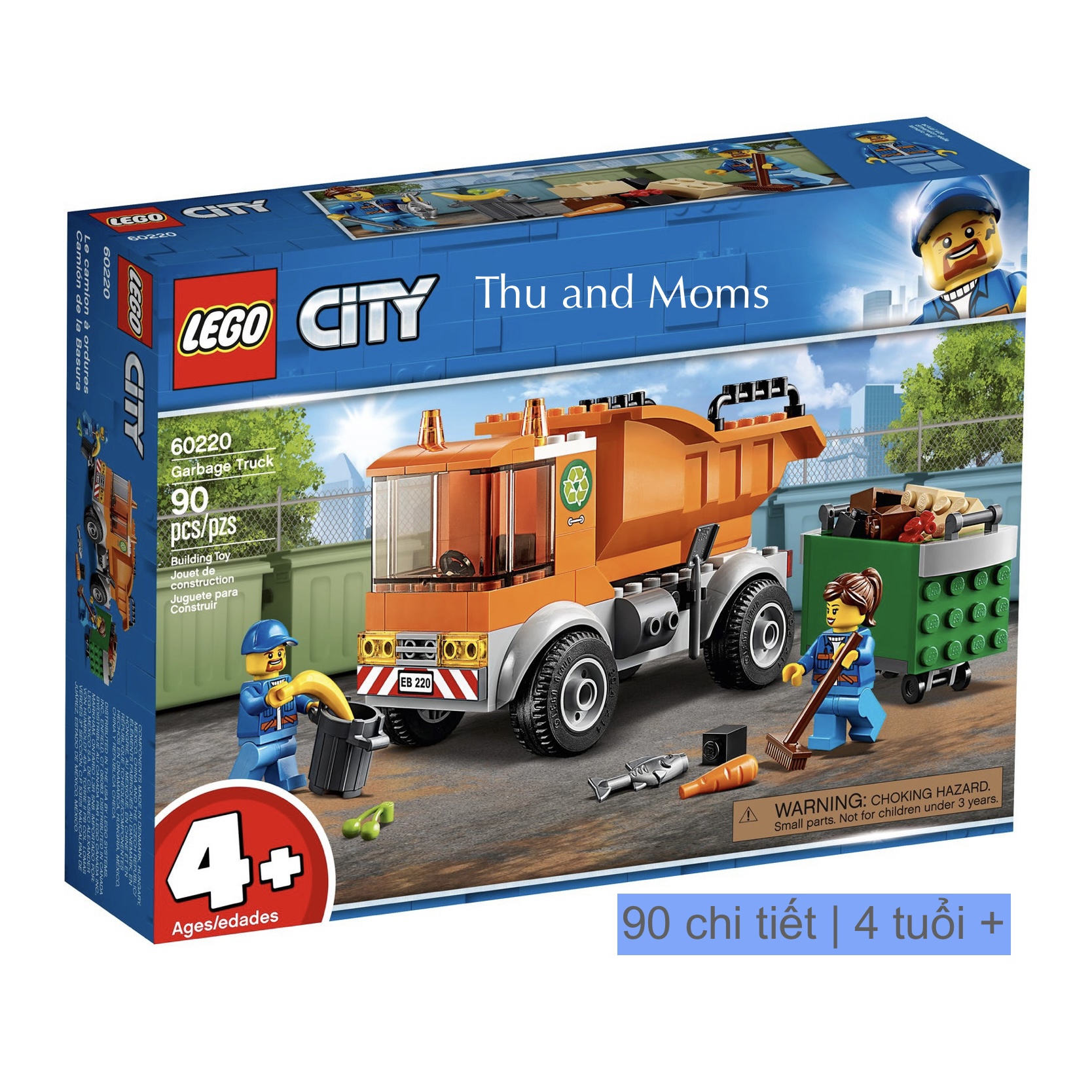 Lego City 60220 xe chở rác ( Đồ chơi xếp hình - Do choi xep hinh )