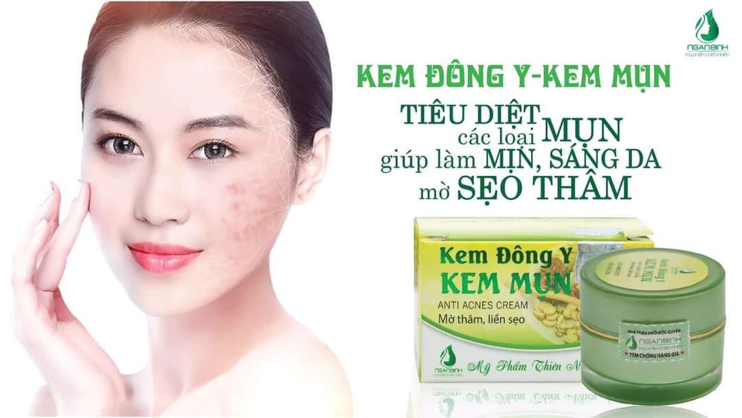 Kem mụn đông y